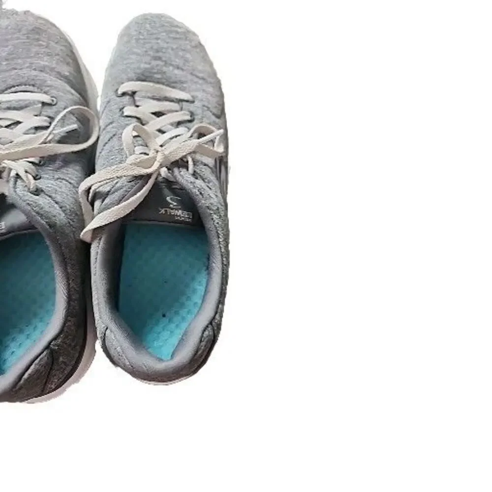Skechers Gray Lightweight Memory Foam Sneakers Size 9.5